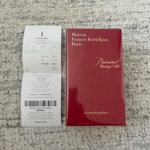 Maison Francis Kurkdjian Red and Gold Perfume Box